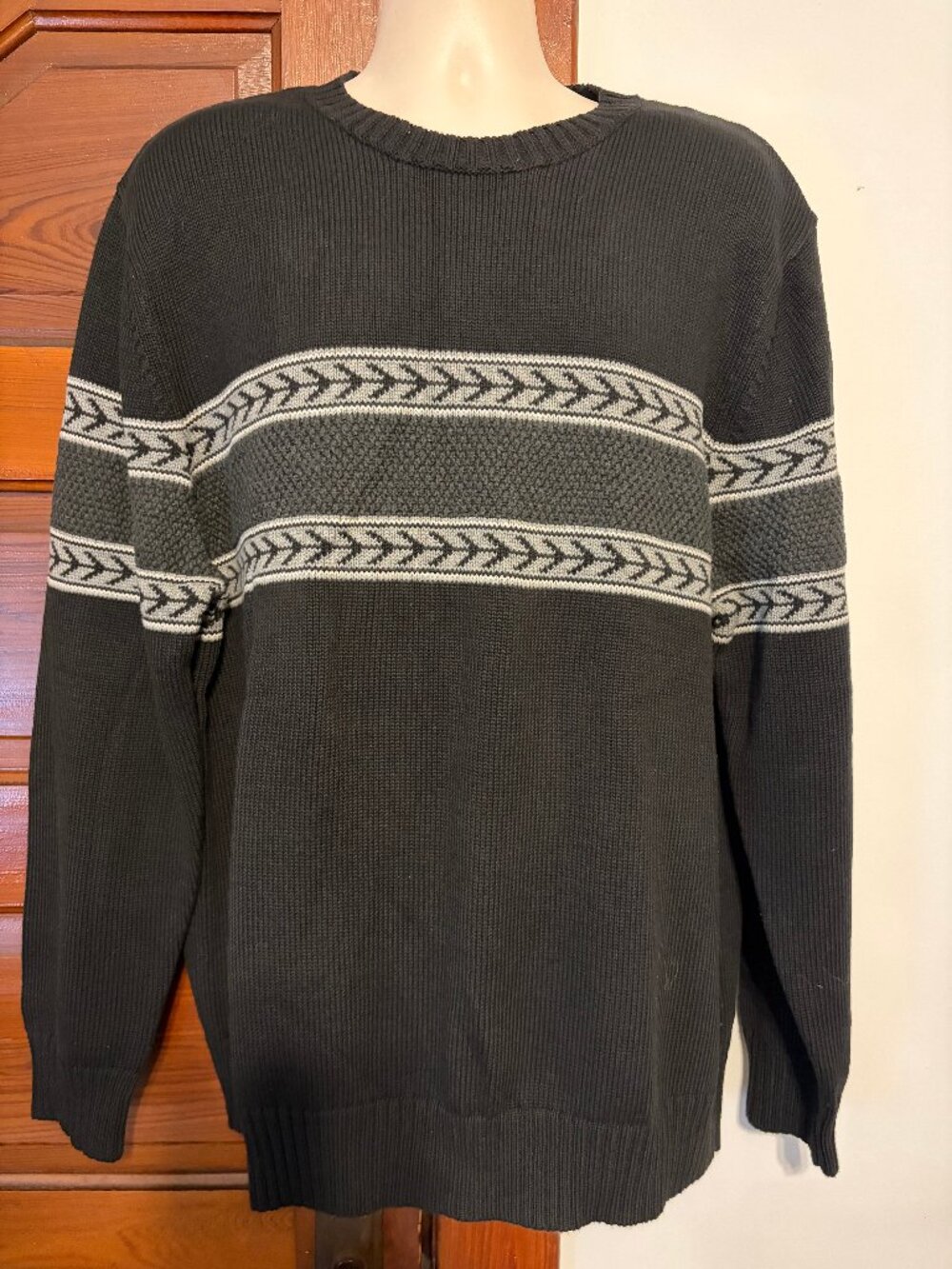 Vintage 90s Eddie Bauer Big & Tall Sweater 100% Cotton 🧶